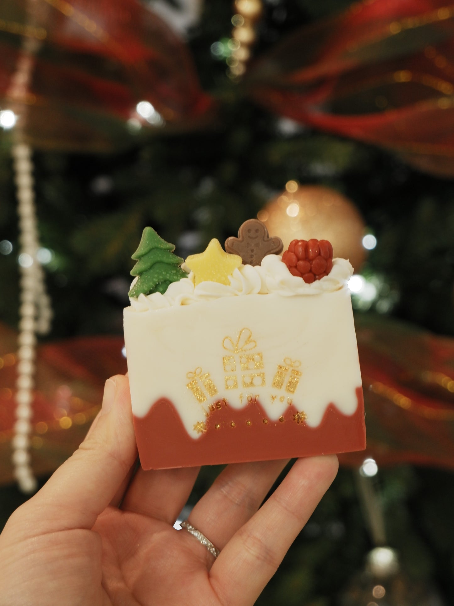 Christmas Snow Melting Roof Cold Process Soap