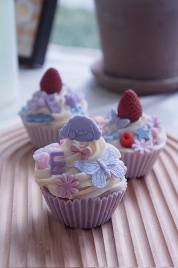 Cupcake Style Cold Process Soap Birthday Favours (made-to-order)