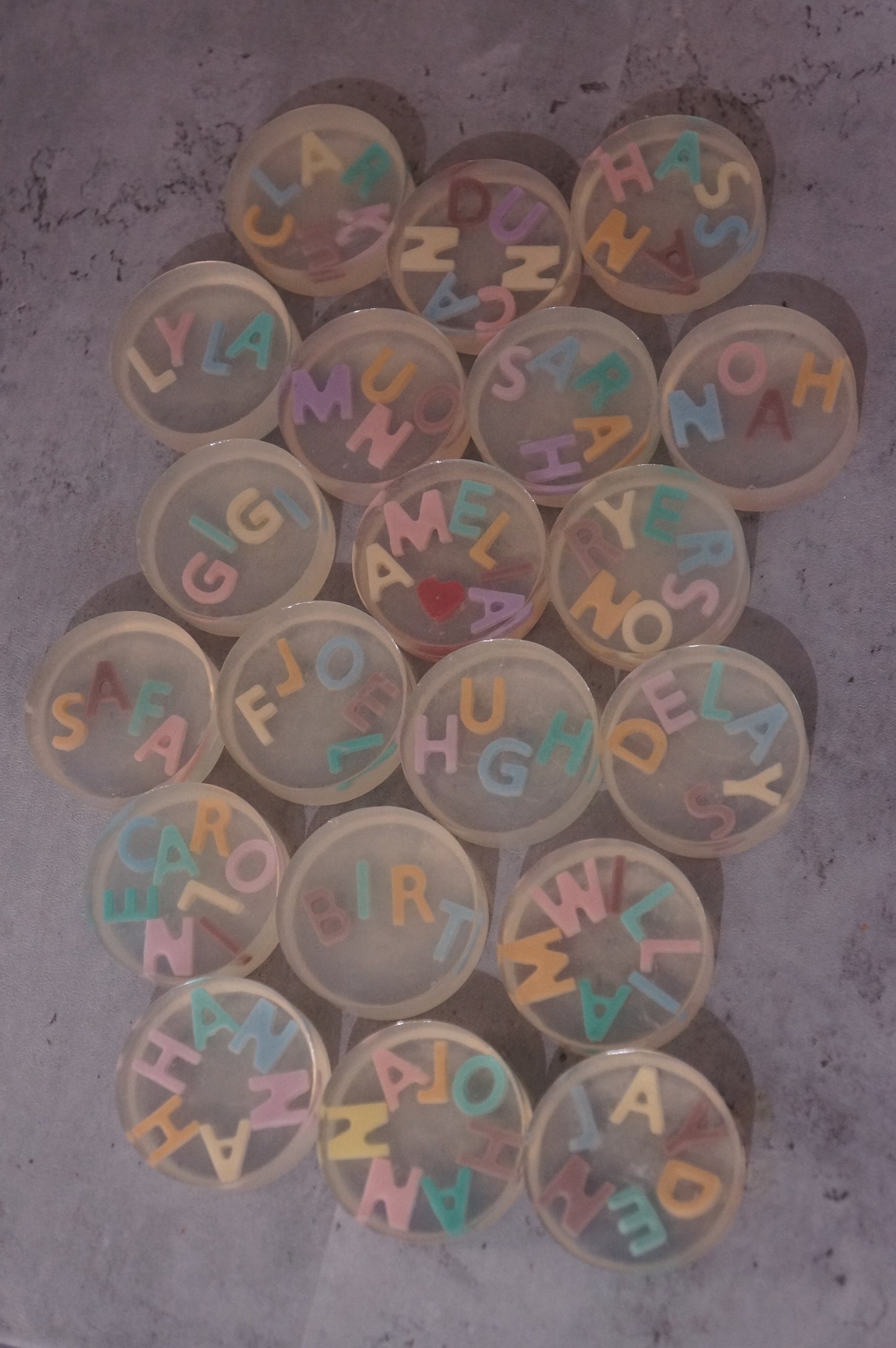 Customized Name Soap Birthday Favours (made-to-order)