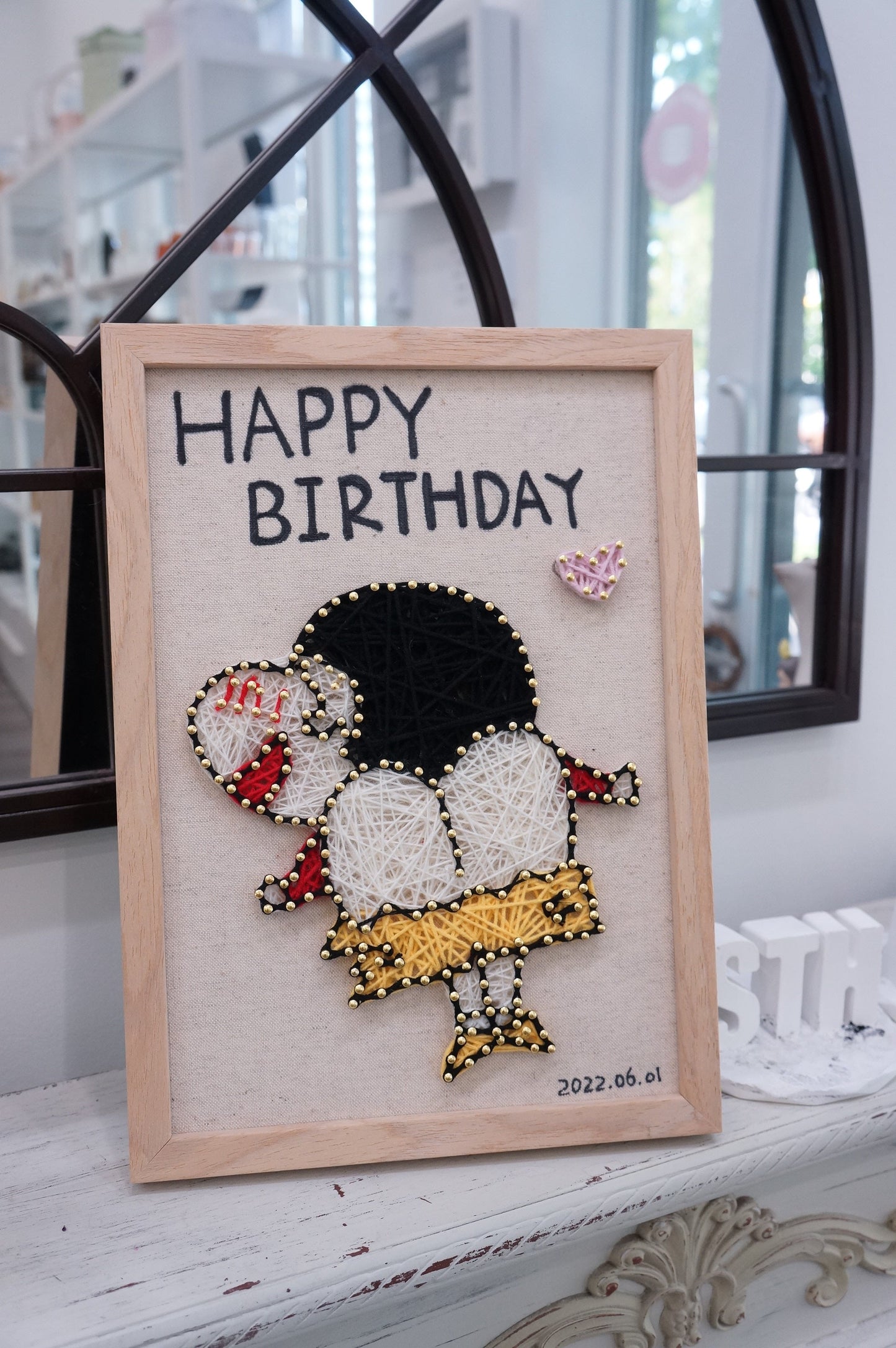 Cartoon - Customized Pattern Framed String Art Workshop