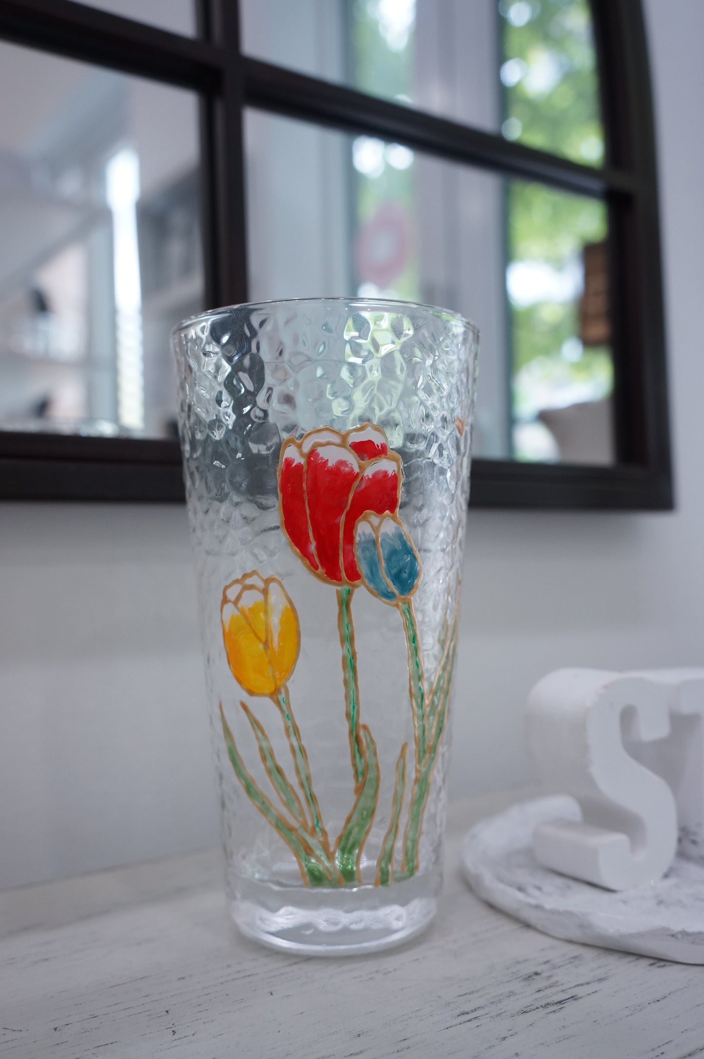 Tall Glass - Customized Pattern Glass Painting Workshop