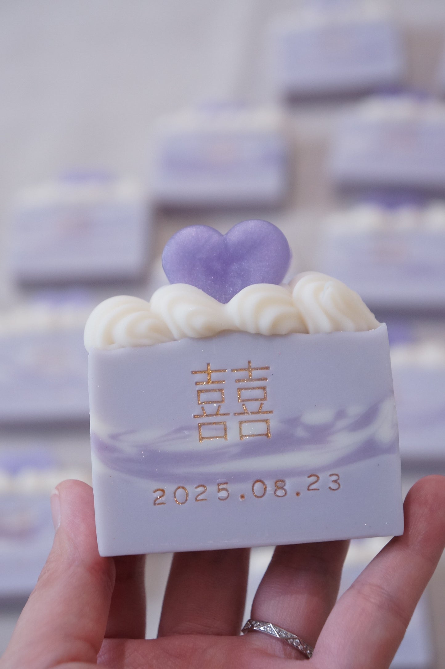 Classic 3-Layer Cold Process Soap Wedding Favours (made-to-order)