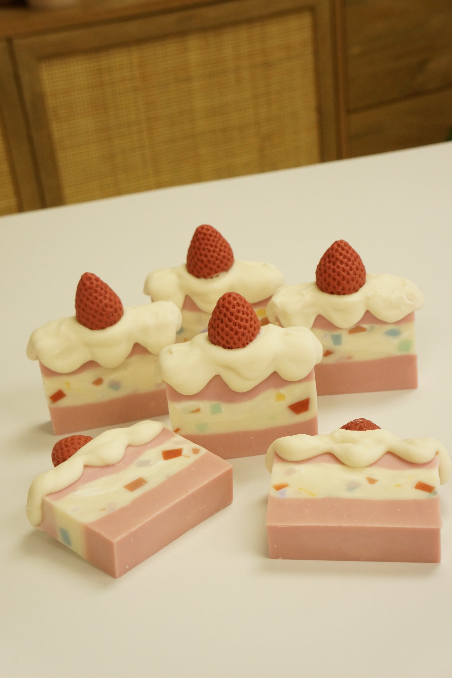 Strawberry Shortcake Cold Process Soap