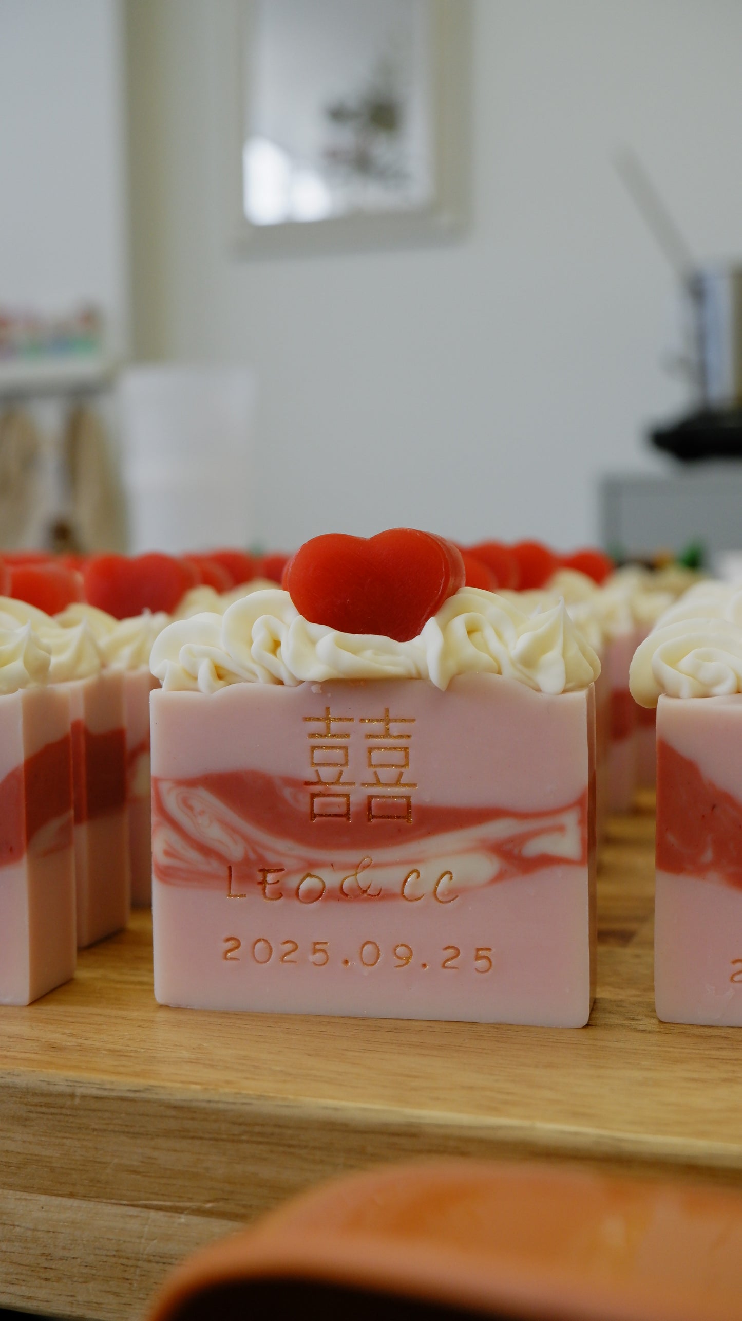 Classic 3-Layer Cold Process Soap Wedding Favours (made-to-order)