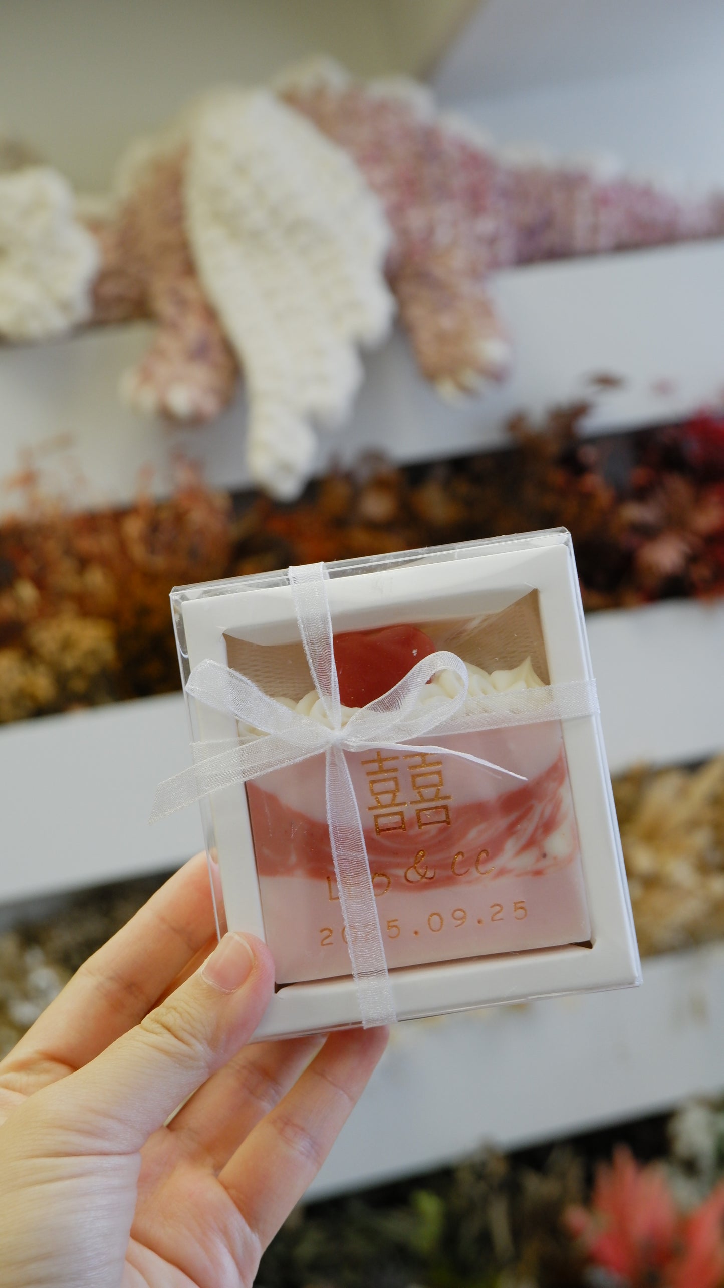 Classic 3-Layer Cold Process Soap Wedding Favours (made-to-order)