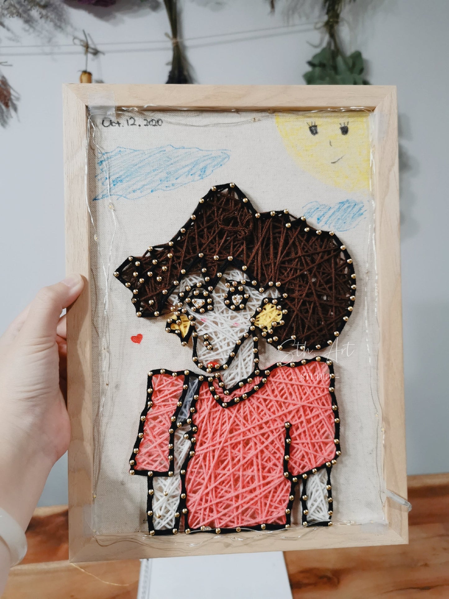 Cartoon - Customized Pattern Framed String Art Workshop