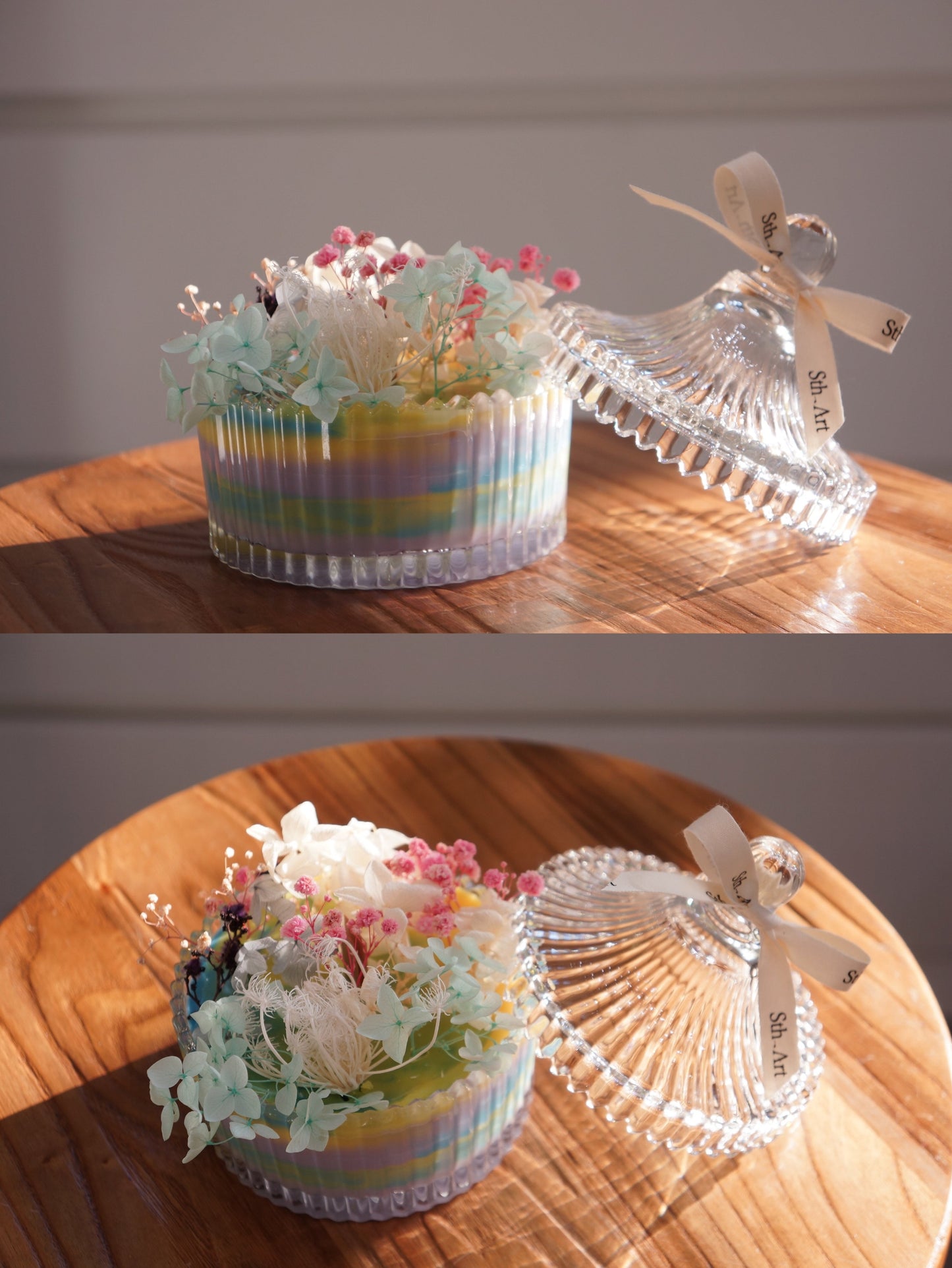Candy Jar Dried Flower Candle Workshop