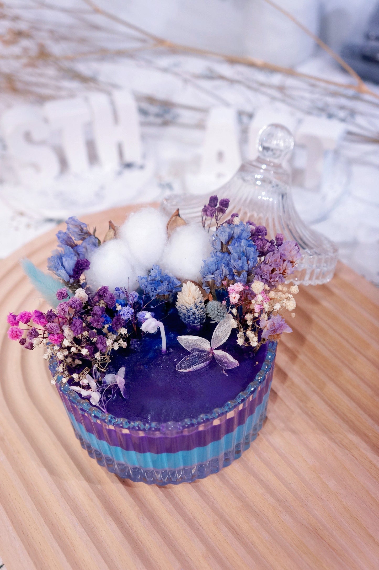 Candy Jar Dried Flower Candle Workshop