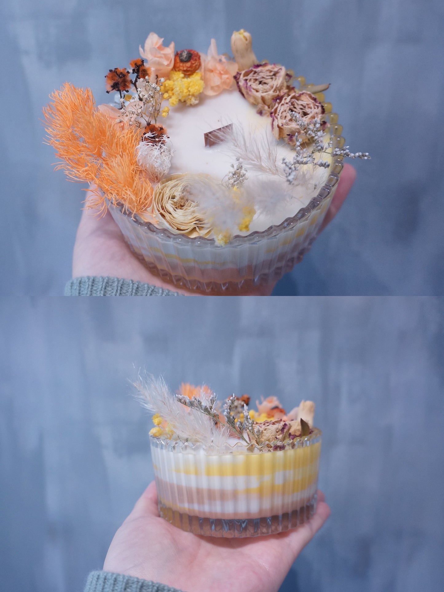Candy Jar Dried Flower Candle Workshop