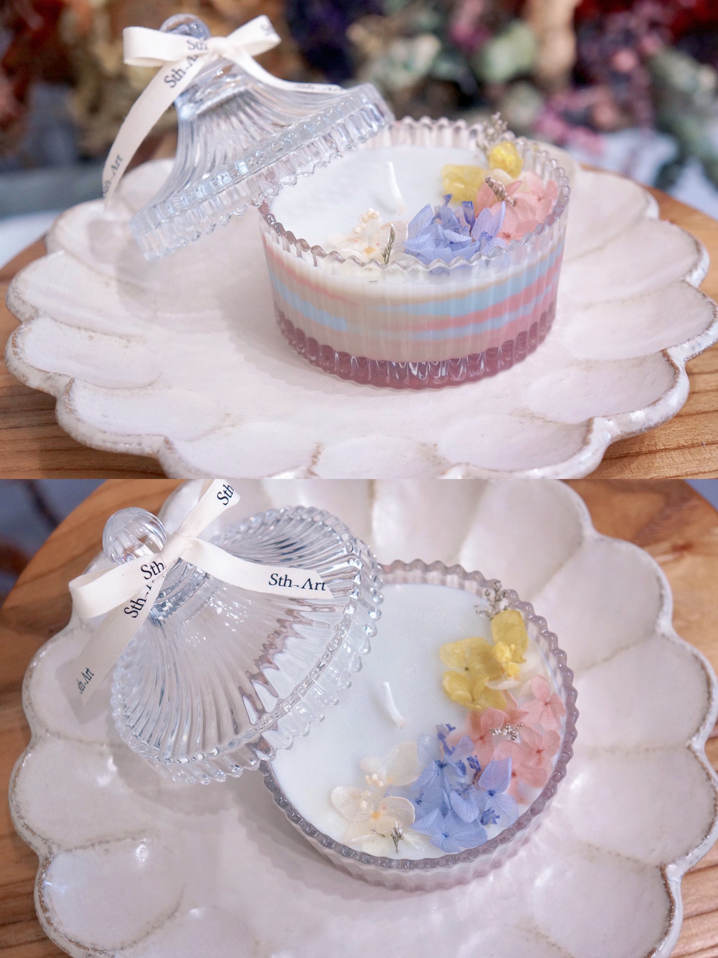 Candy Jar Dried Flower Candle Workshop