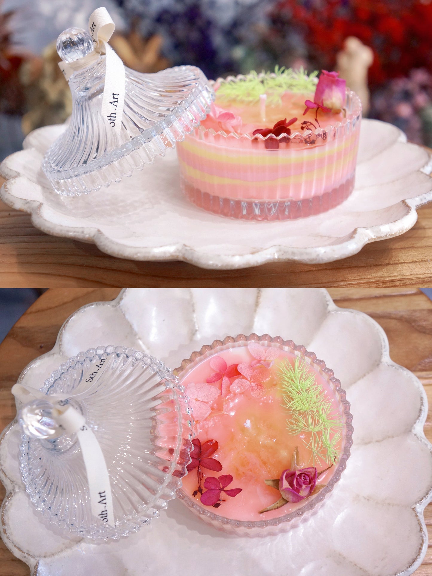 Candy Jar Dried Flower Candle Workshop