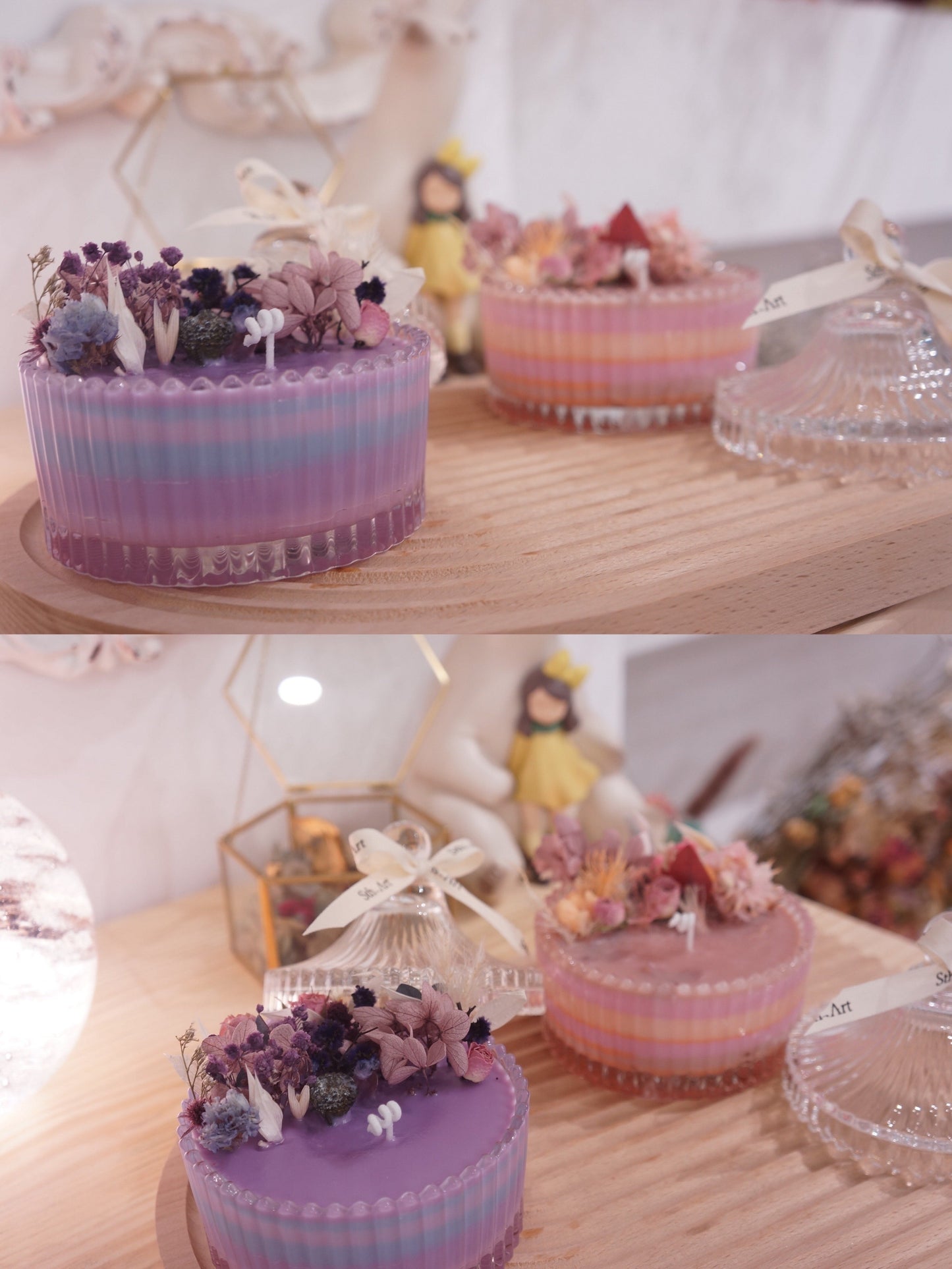 Candy Jar Dried Flower Candle Workshop