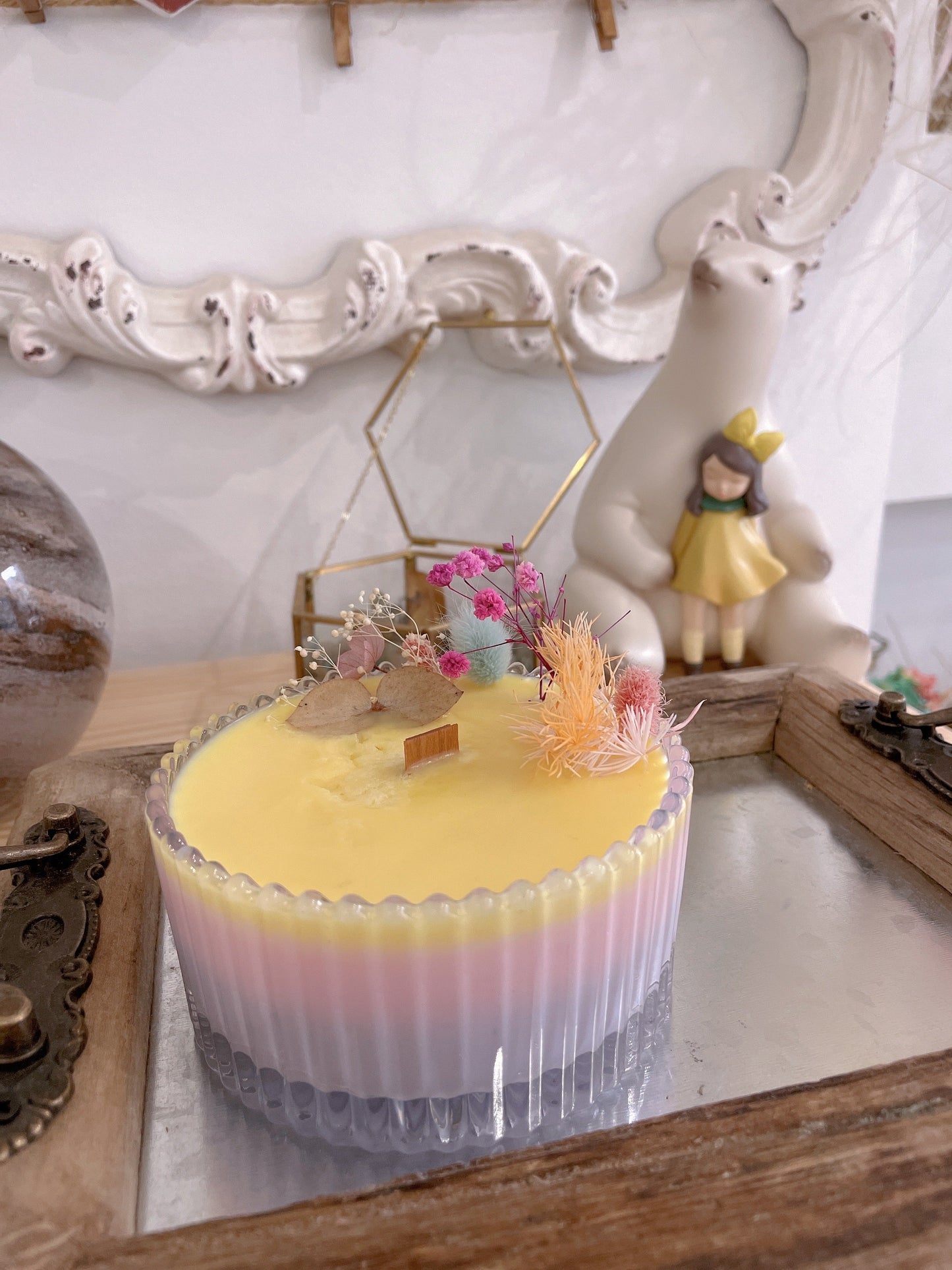 Candy Jar Dried Flower Candle Workshop
