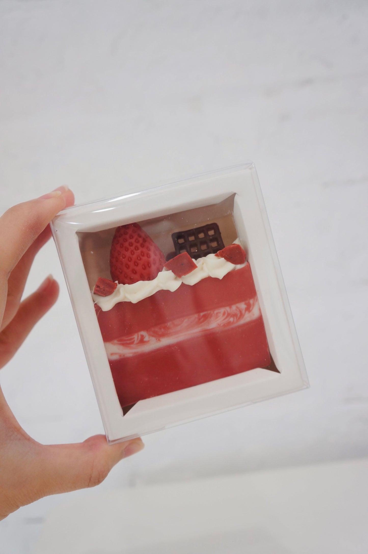 Strawberry Cake Cold Process Soap