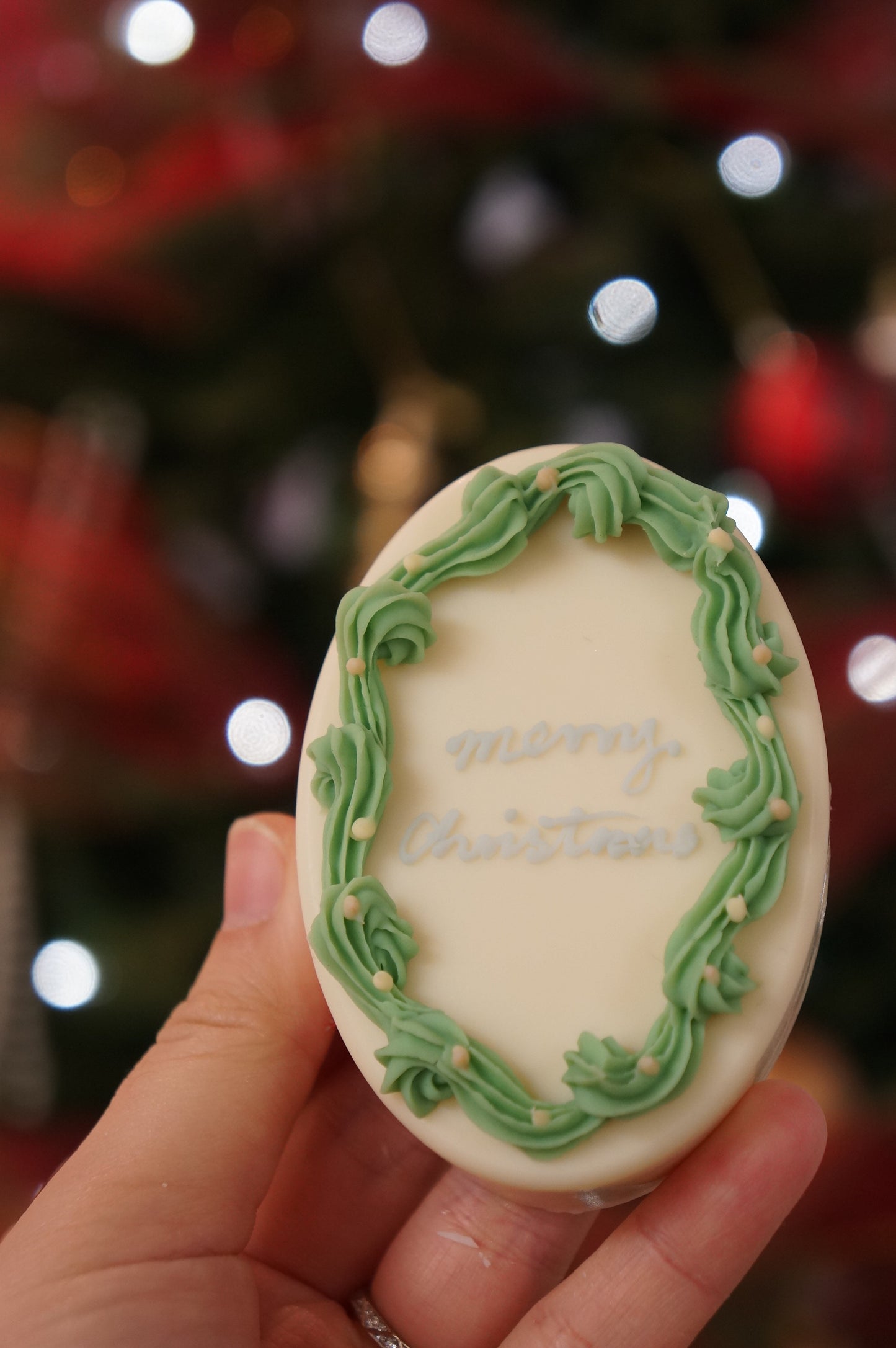 Christmas Hand-Painted Cold Process Soap