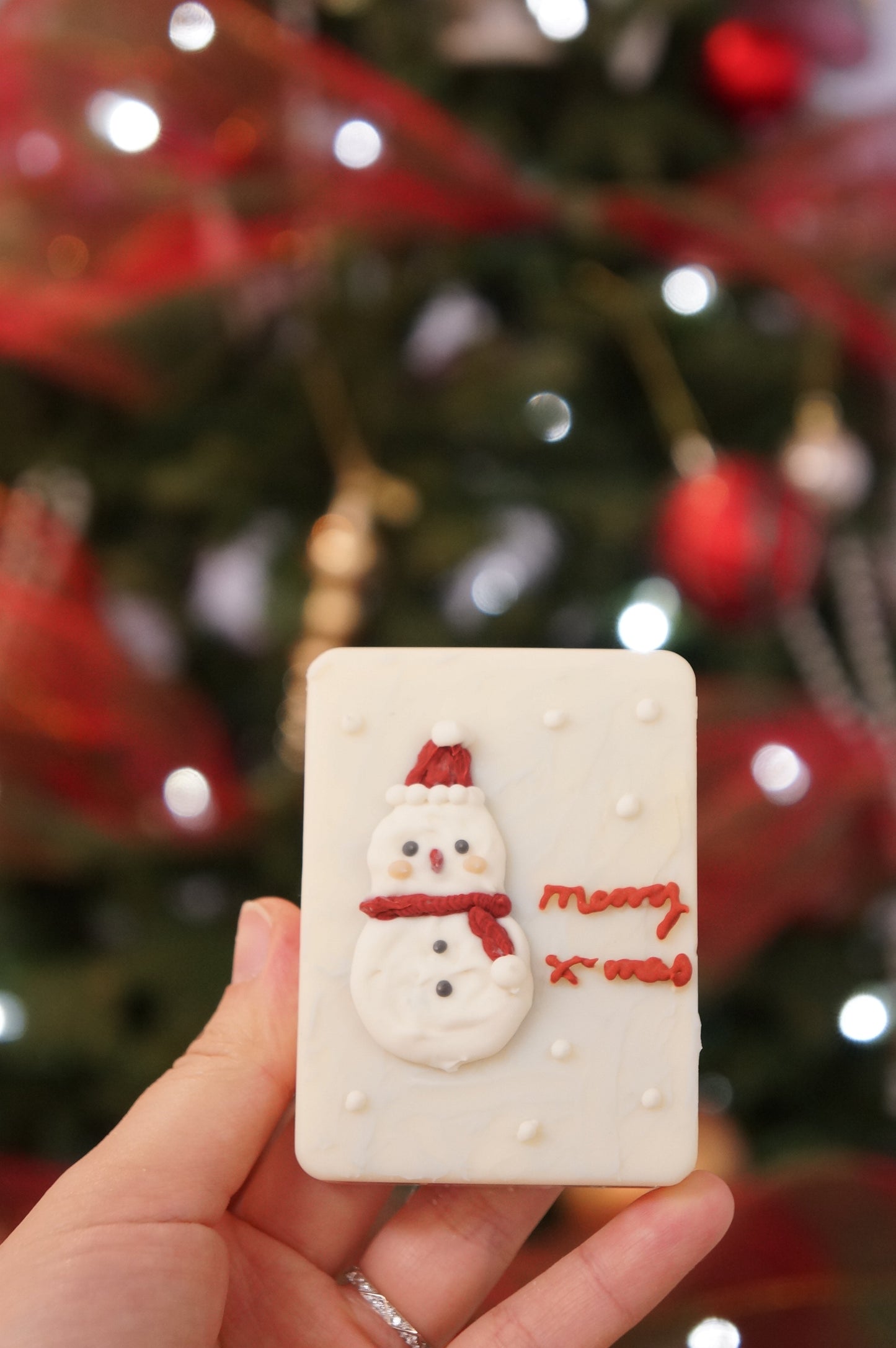 Christmas Hand-Painted Cold Process Soap