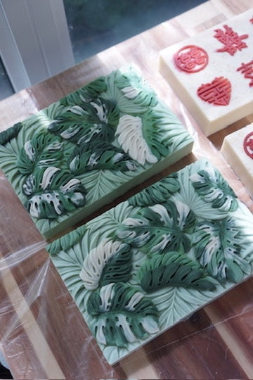 Monstera Cold Process Soap Wedding Favours (made-to-order)