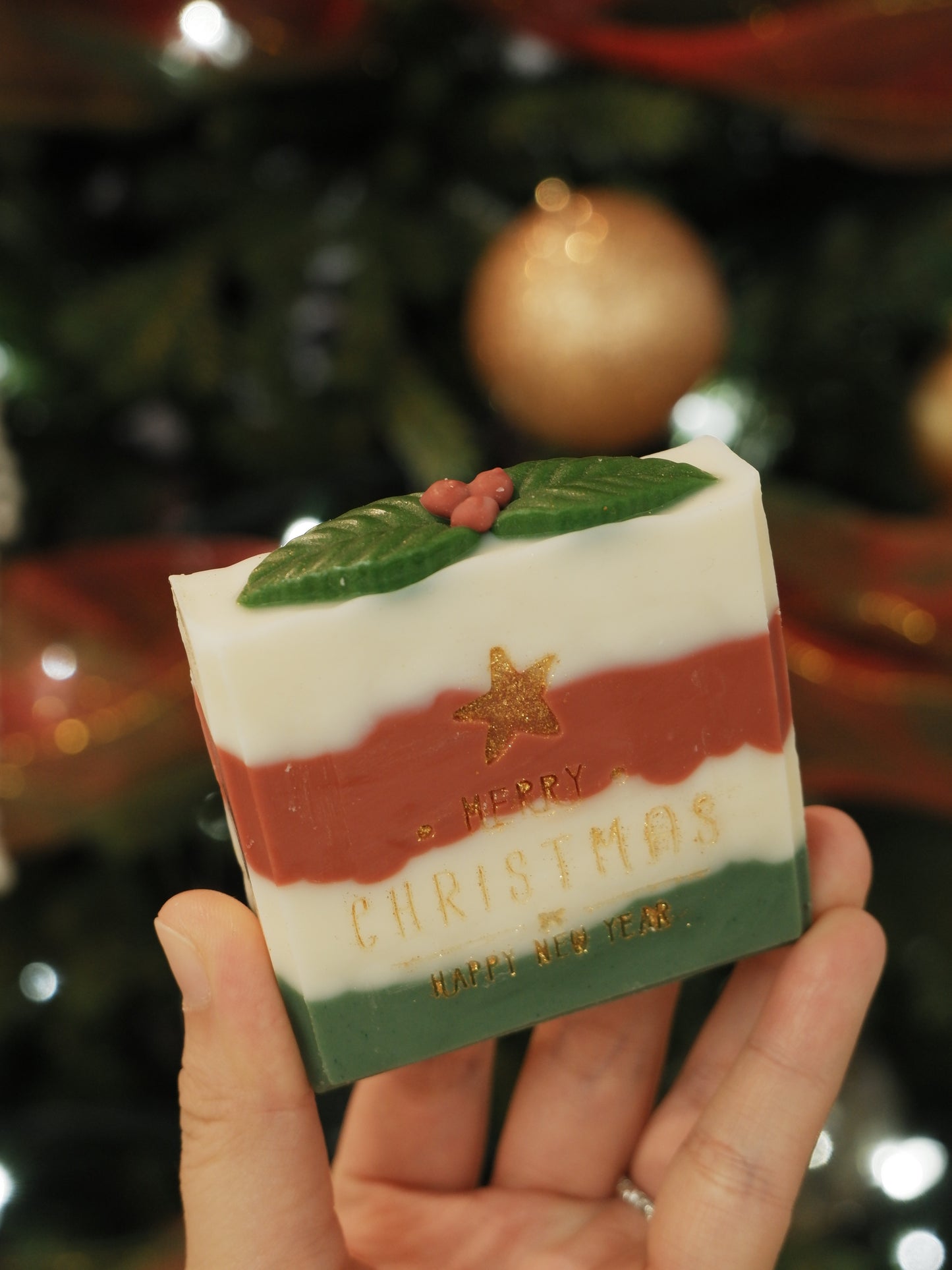 Christmas Stripes Cold Process Soap