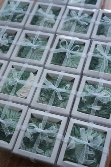 Monstera Cold Process Soap Wedding Favours (made-to-order)