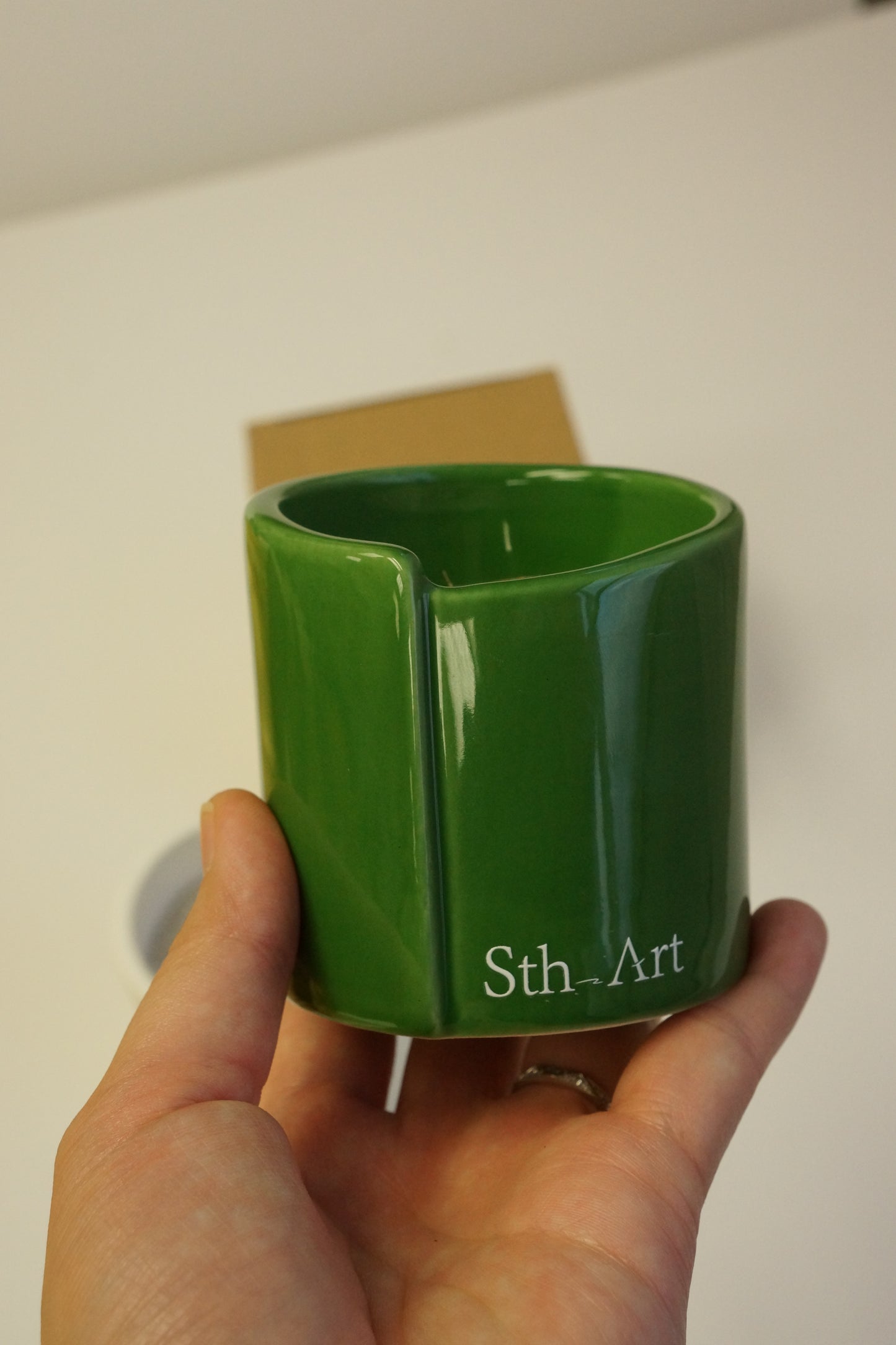 Hand-poured Bamboo Cup Scented Soy Candle