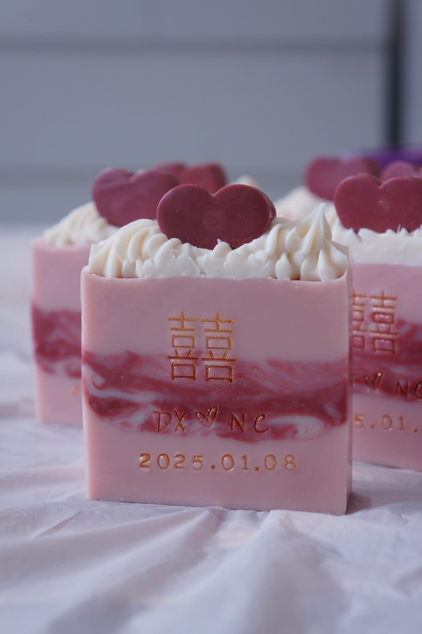 Classic 3-Layer Cold Process Soap Wedding Favours (made-to-order)