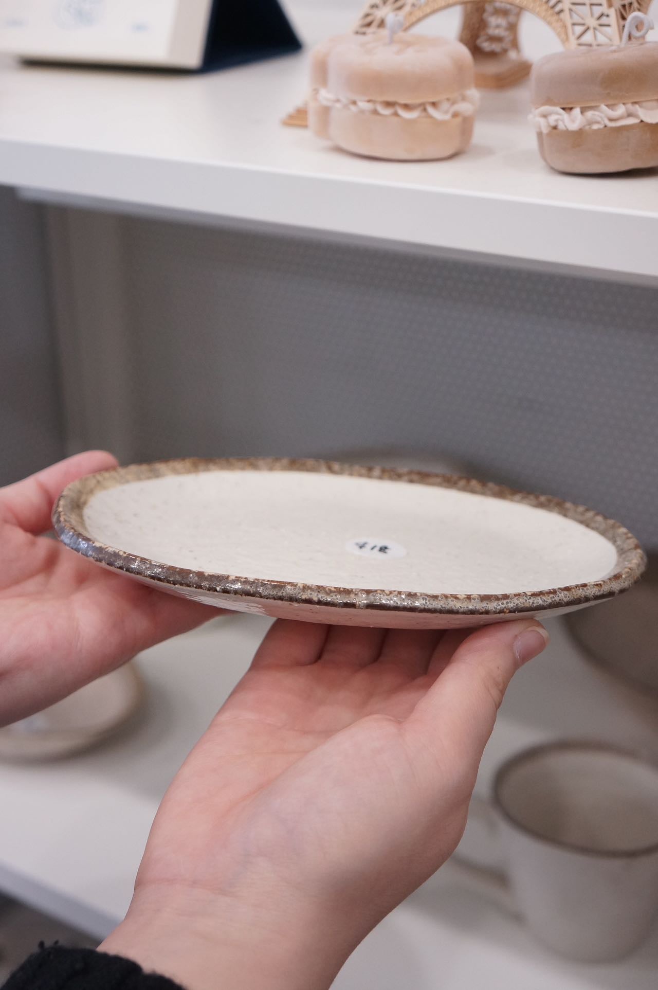 Mino Ware | White Porcelain Tableware - 17cm Oval Plate