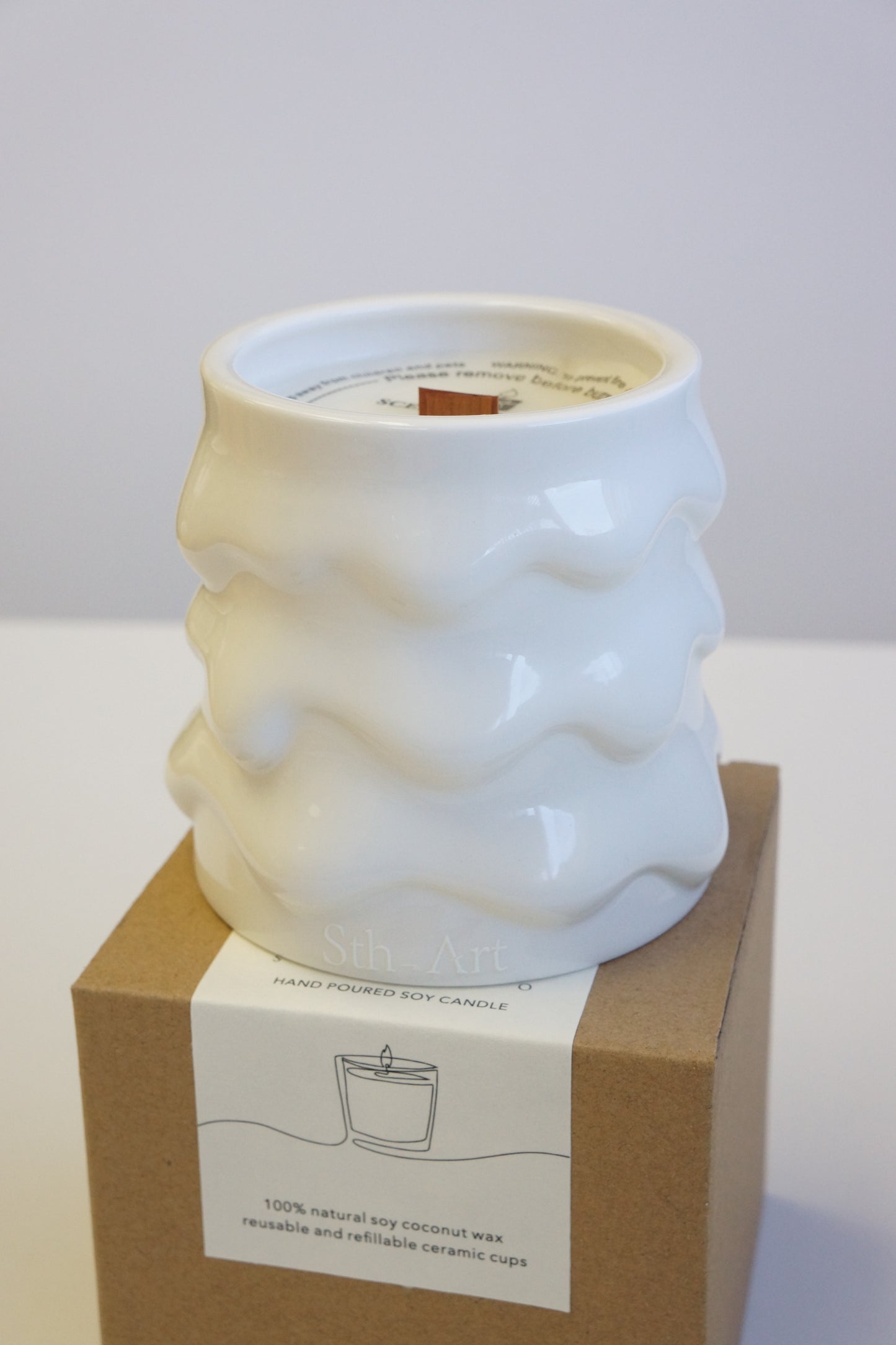 Hand-poured Melting Cup Scented Soy Candle