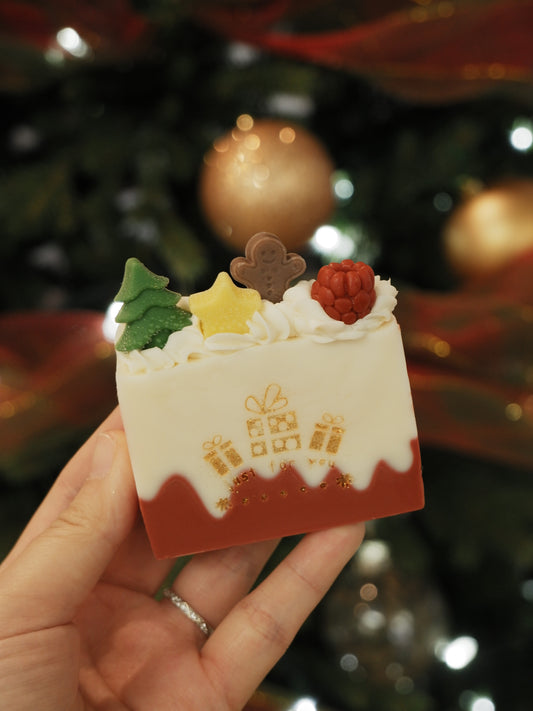 Christmas Snow Melting Roof Cold Process Soap