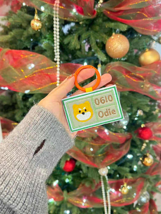 Customized Embroidery Pet ID Tags