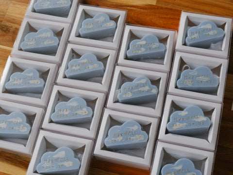 Cloud Cold Process Soap Wedding Favours (made-to-order)