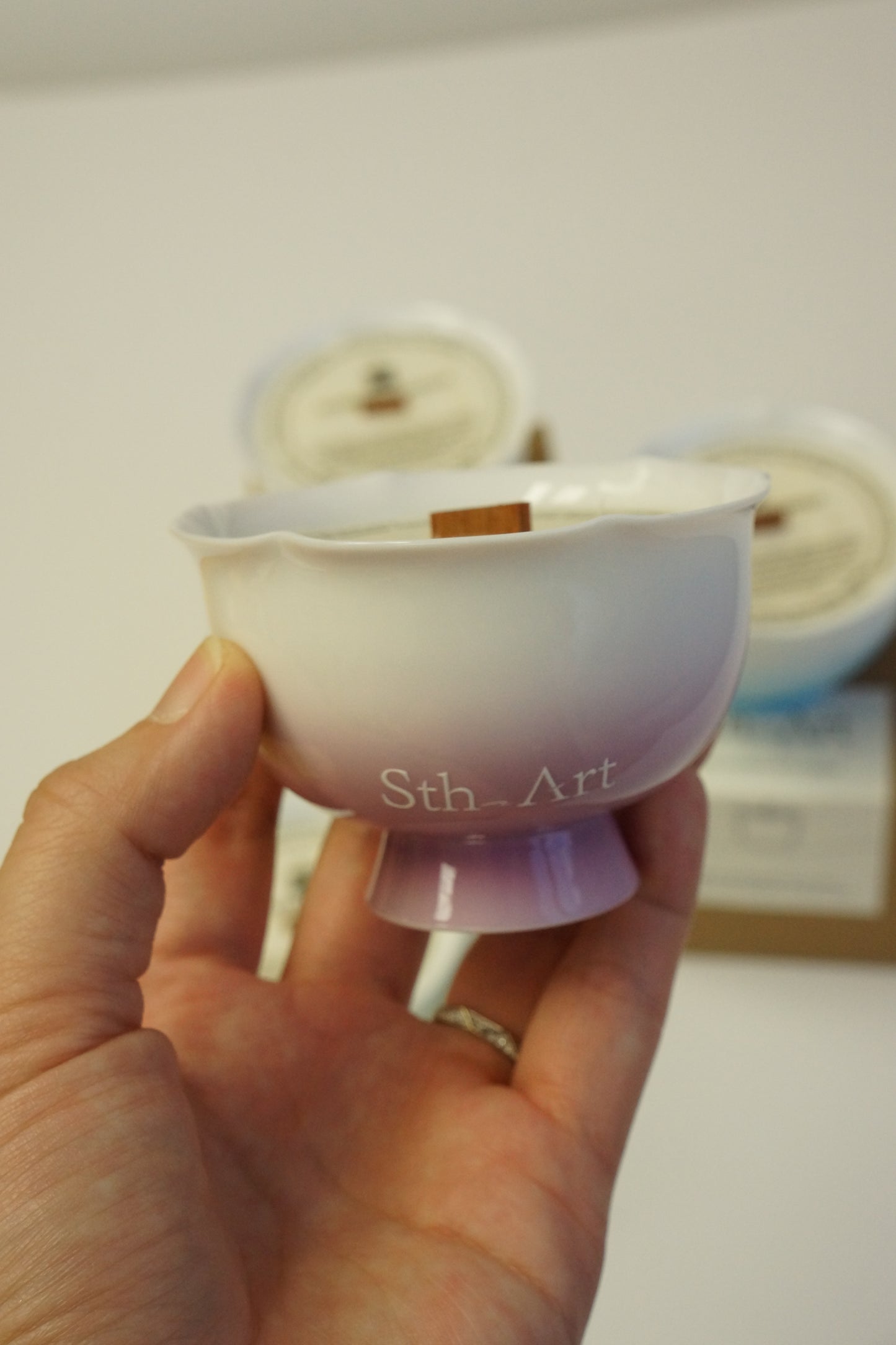 Hand-poured Tea Cup Scented Soy Candle