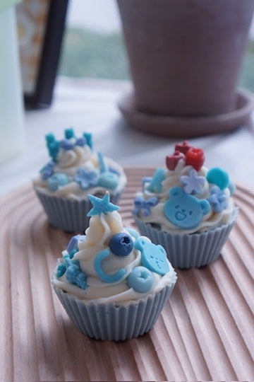 Cupcake Style Cold Process Soap Birthday Favours (made-to-order)