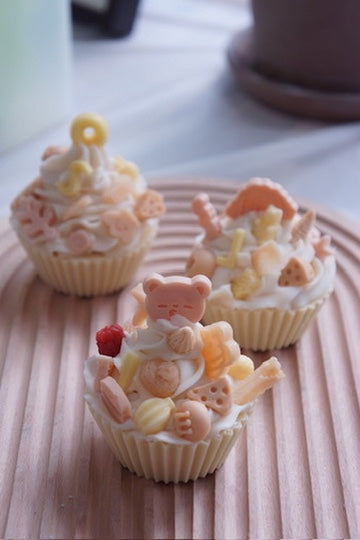 Cupcake Style Cold Process Soap Birthday Favours (made-to-order)