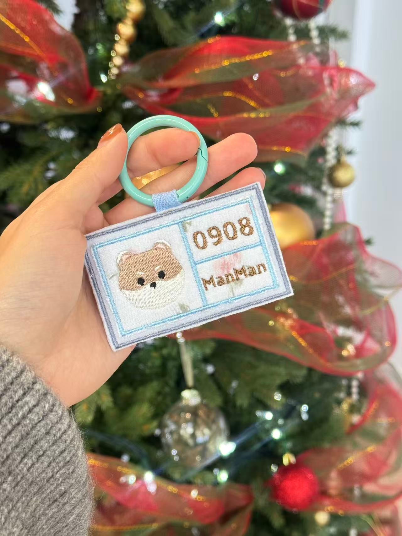 Customized Embroidery Pet ID Tags