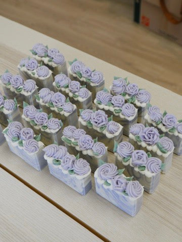 Rose Garden Cold Process Soap Wedding Favours (made-to-order)