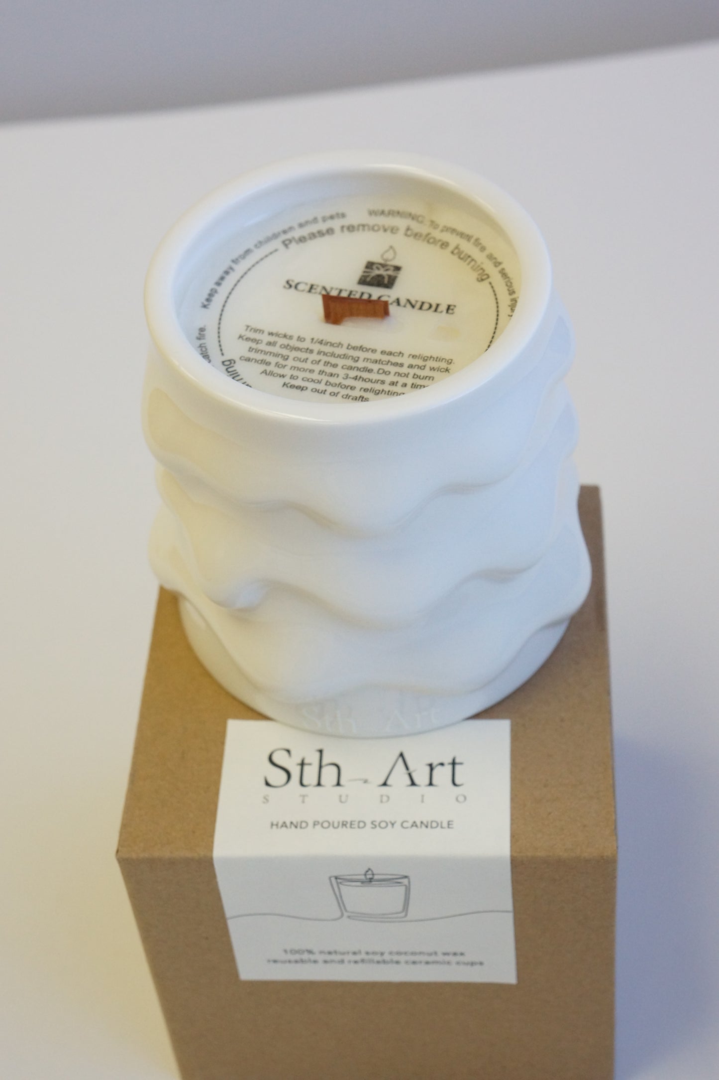 Hand-poured Melting Cup Scented Soy Candle