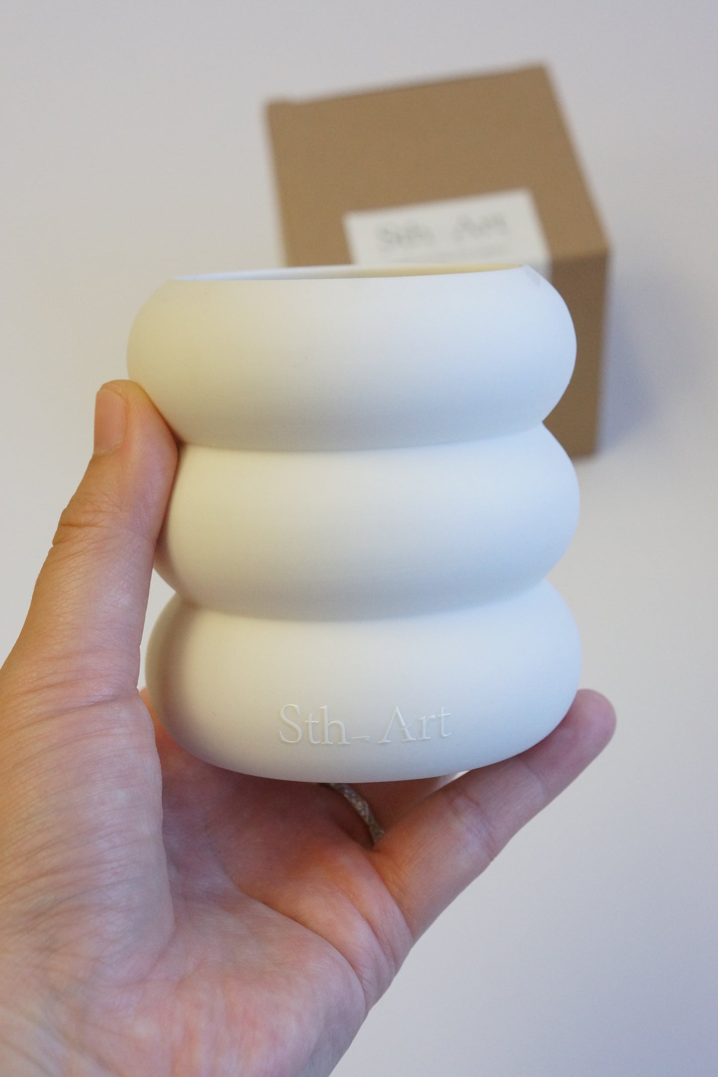 Hand-poured Donut Cup Scented Soy Candle