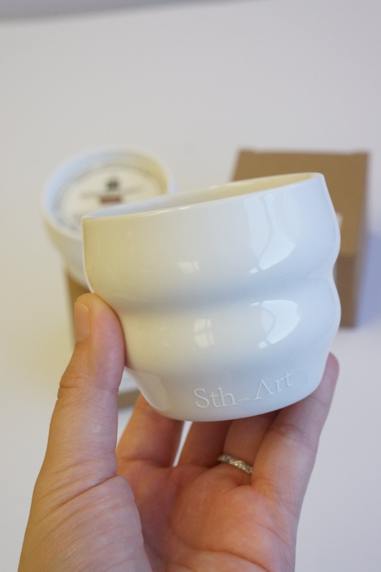 Hand-poured Cloud Cup Scented Soy Candle