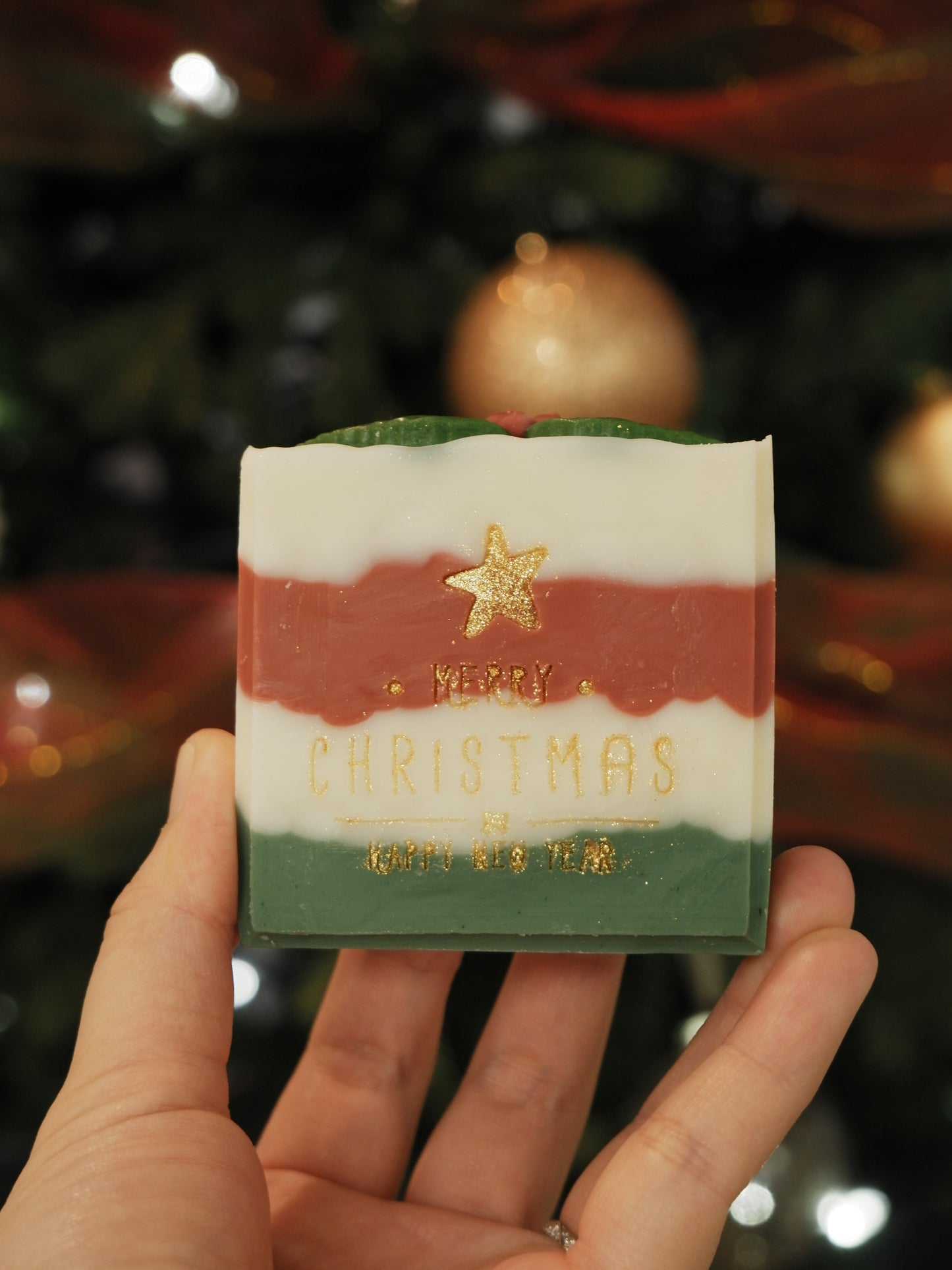 Christmas Stripes Cold Process Soap