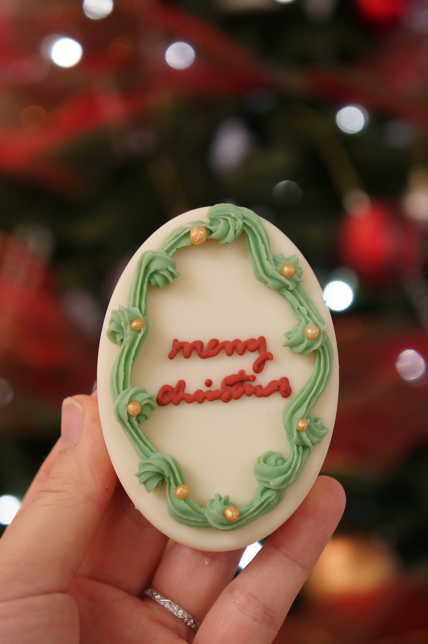 Christmas Hand-Painted Cold Process Soap