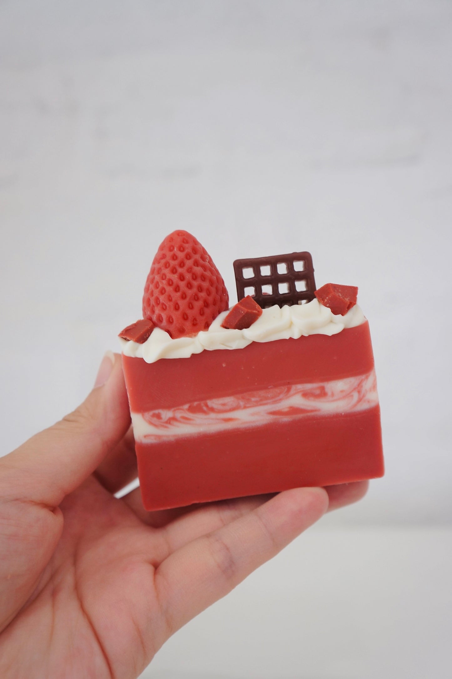 Strawberry Cake Cold Process Soap