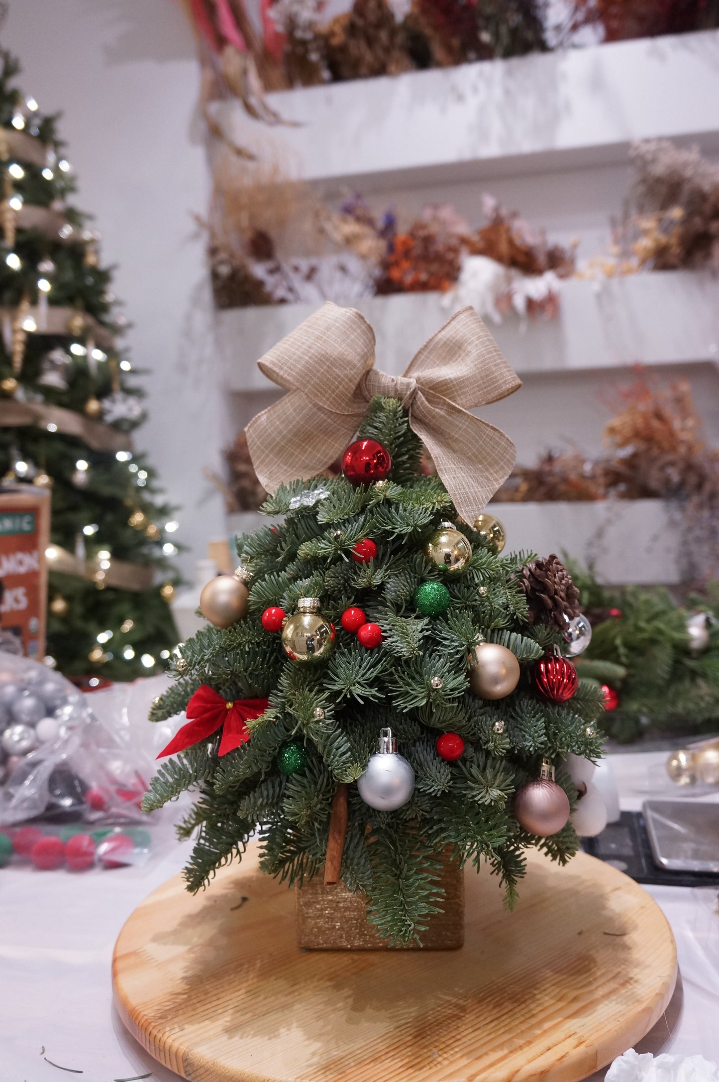 Tabletop Christmas Tree Workshop