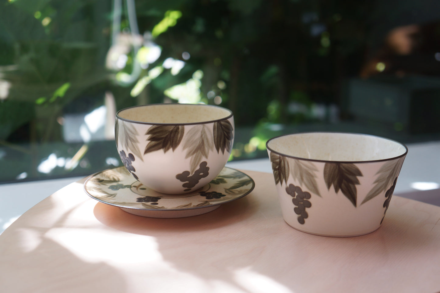 Jingdezhen | Sishuang | Grapes Choko Cup - Green