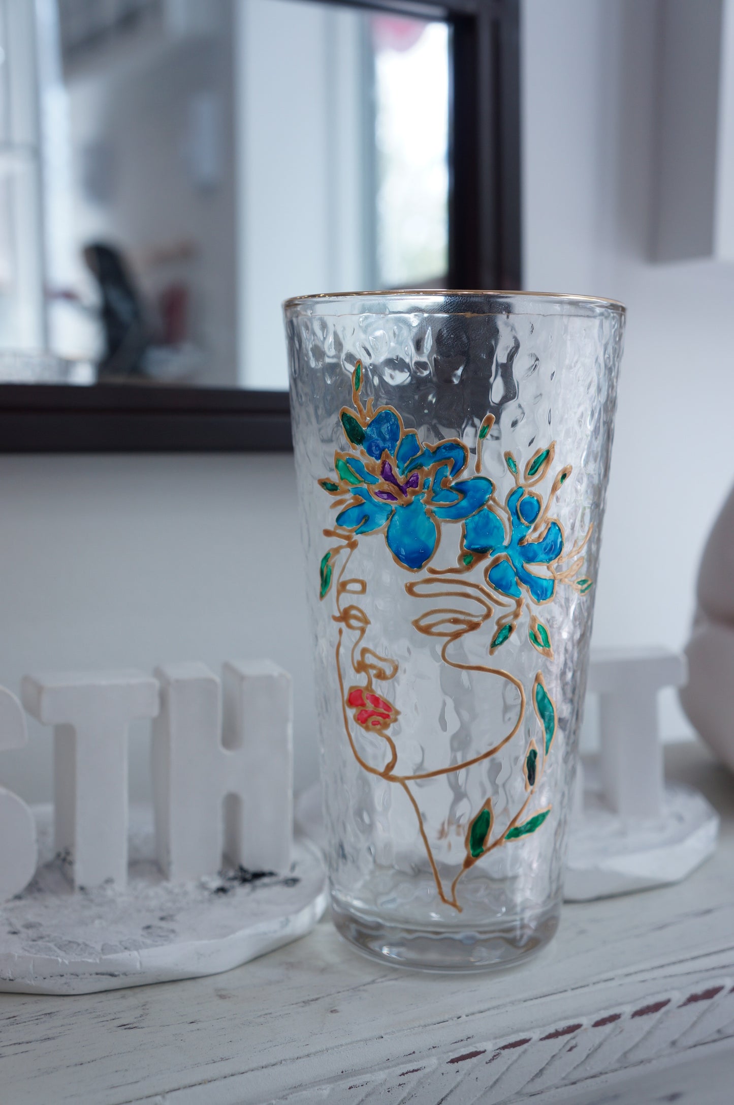 Customized Pattern Glass Painting