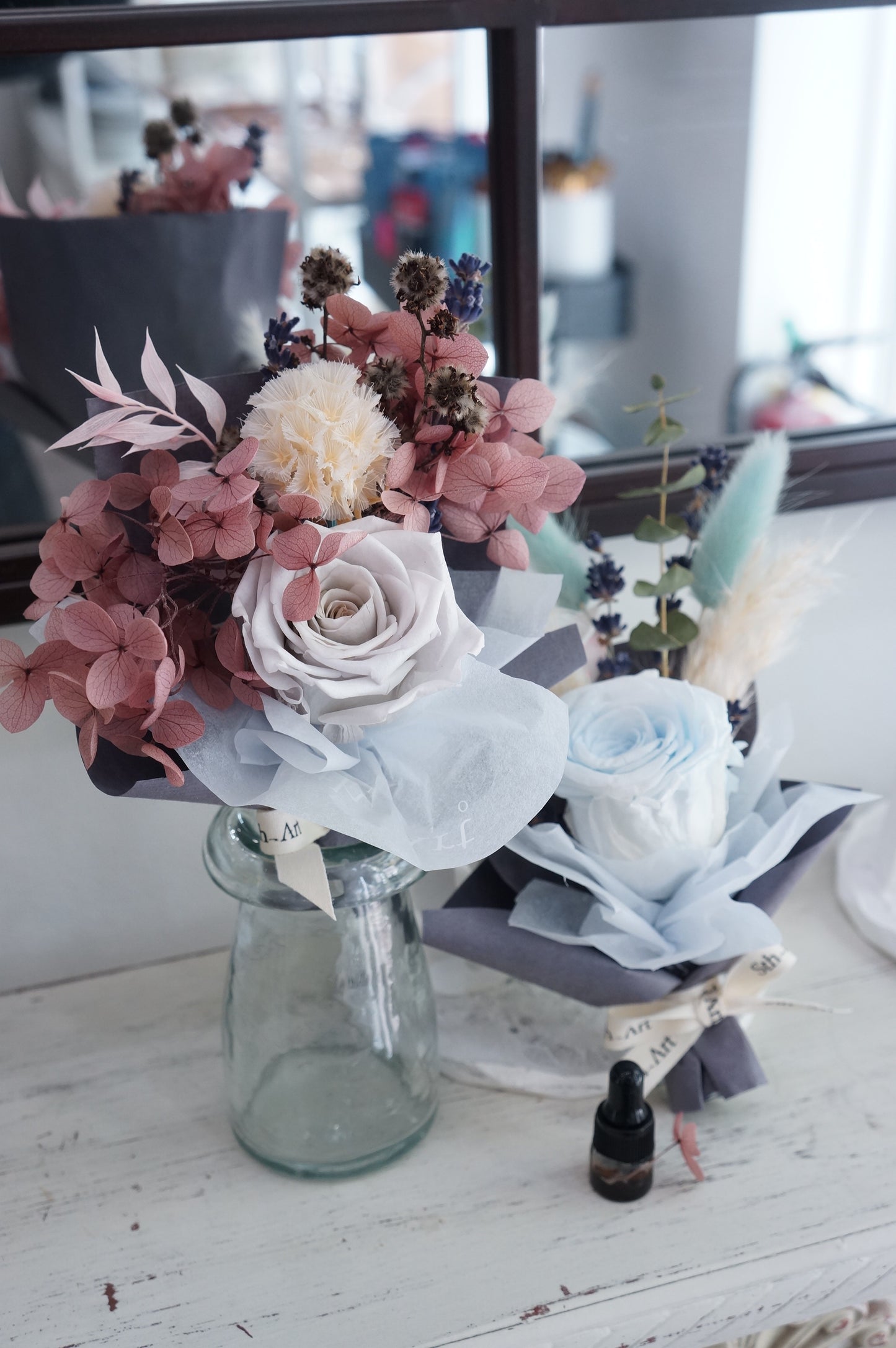 Dried & Preserved Flower Bouquet Car Diffuser