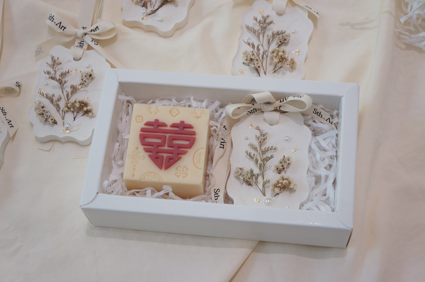 Cold Process Soap + Tablet Diffuser Set Wedding Favours (made-to-order)