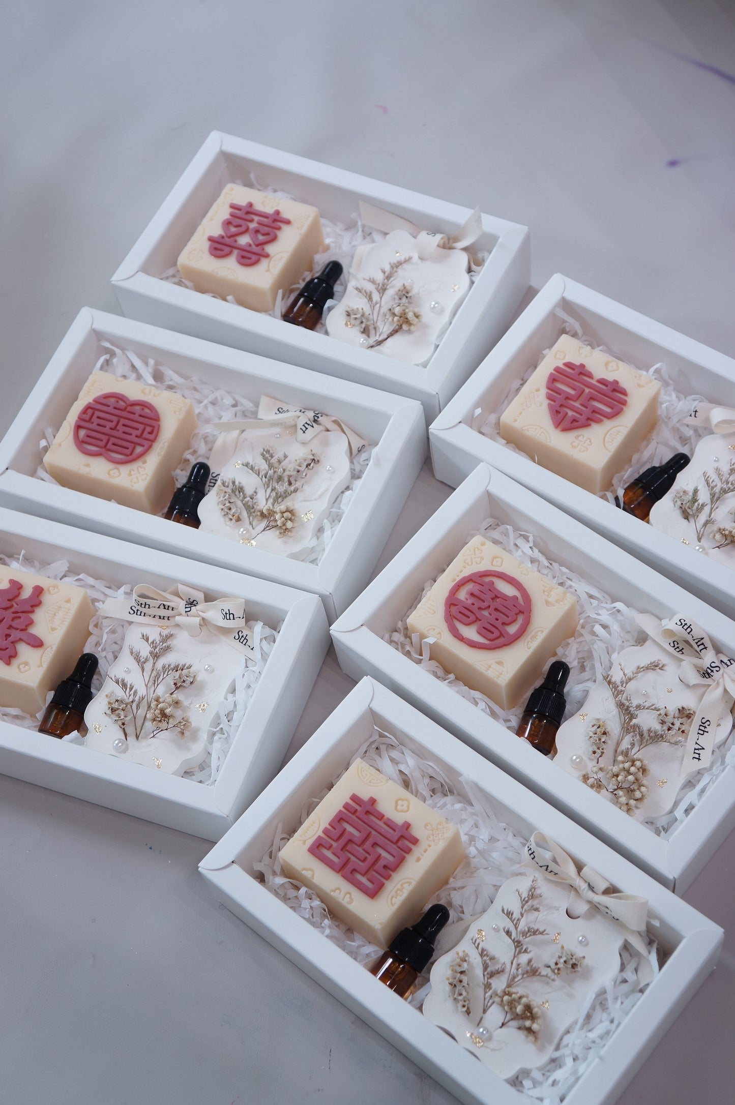 Cold Process Soap + Tablet Diffuser Set Wedding Favours (made-to-order)