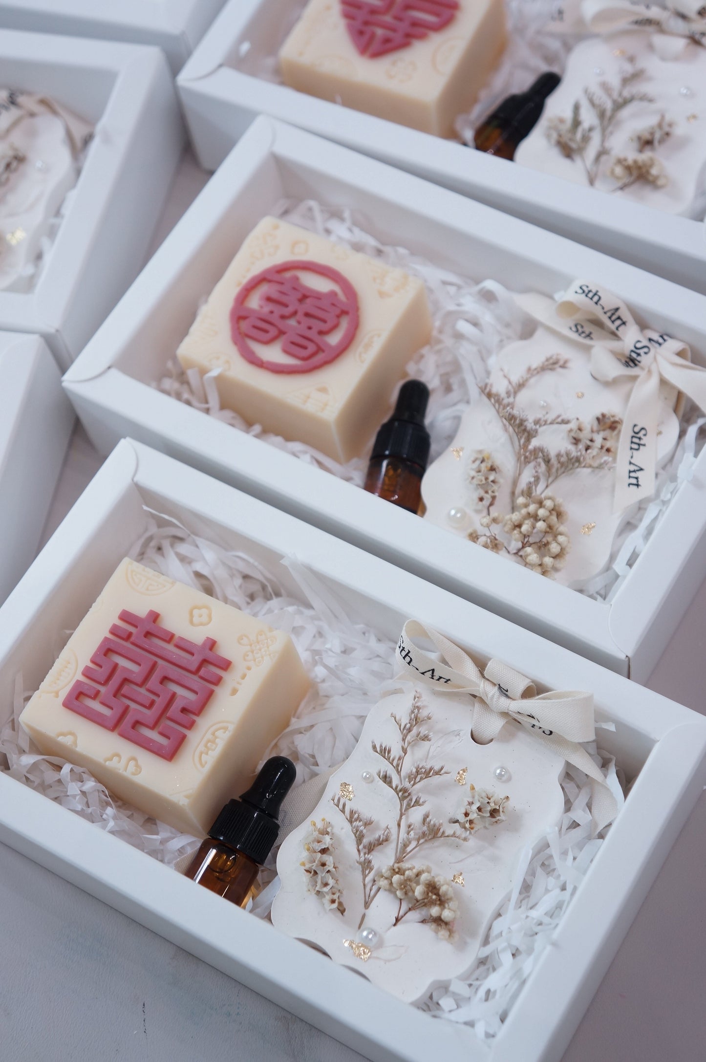 Cold Process Soap + Tablet Diffuser Set Wedding Favours (made-to-order)