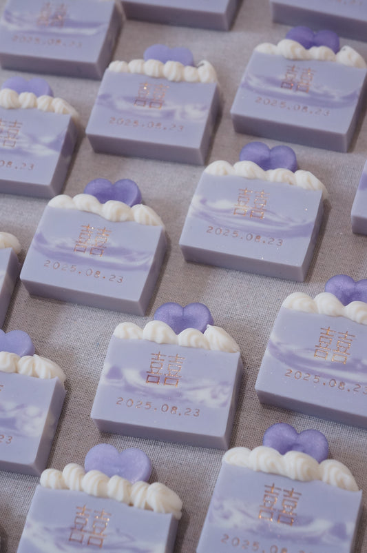 Classic 3-Layer Cold Process Soap Wedding Favours (made-to-order)