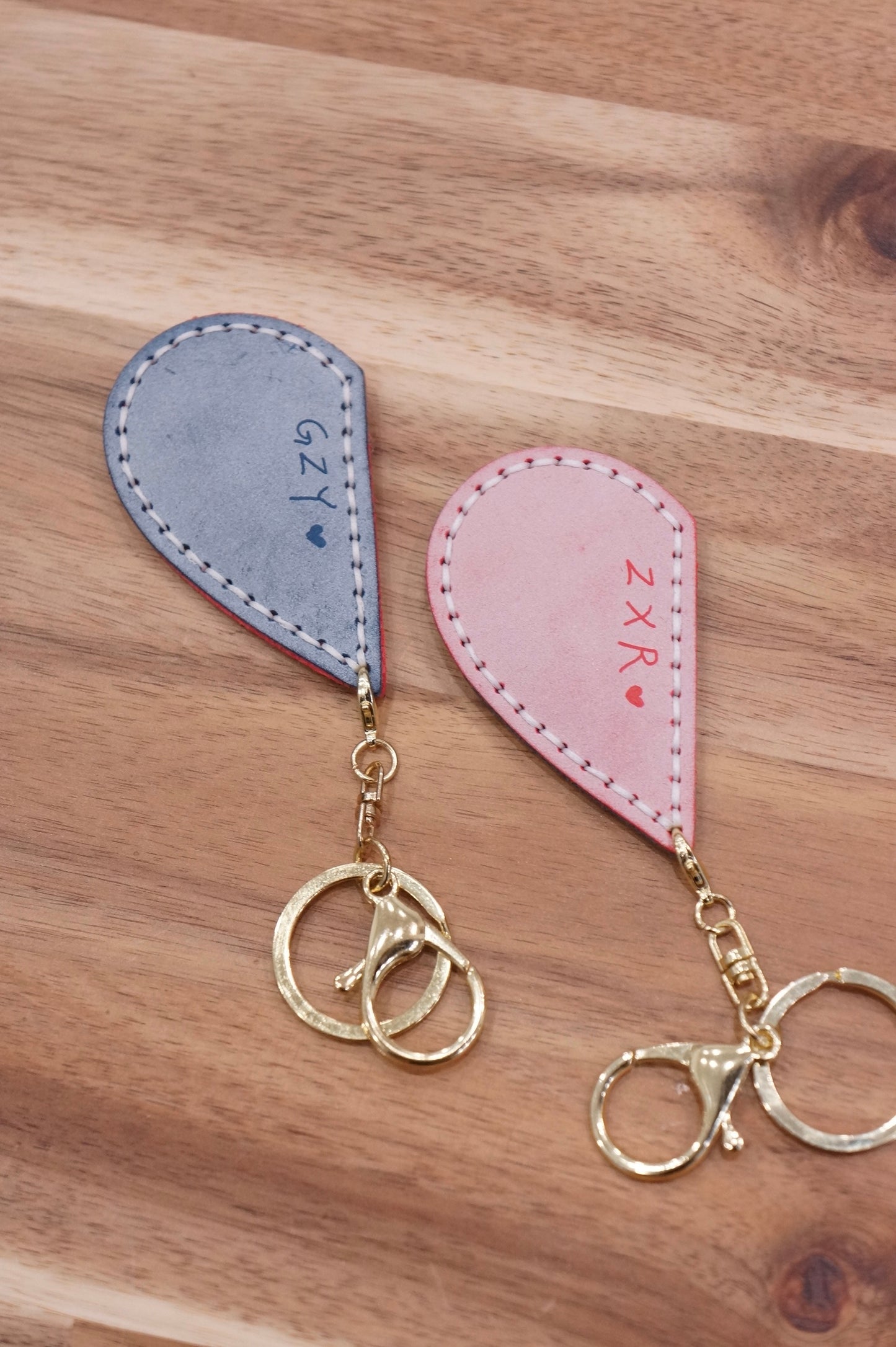 Pair of Heart Keychain